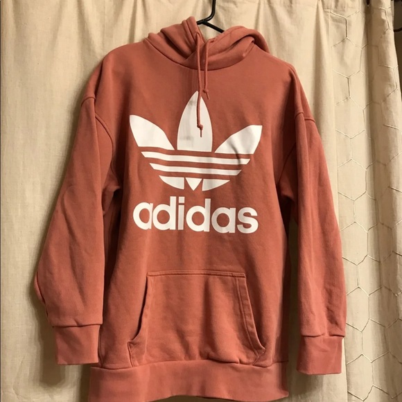 rose pink adidas hoodie